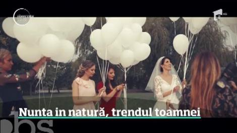 Nunta în natură, trendul toamnei