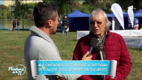 Mihai Constantinescu, profesor de educație fizică! Artistul este în formă maximă la vârsta de 72 de ani, dar și cel mai mare iubitor de animale