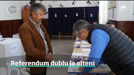 Un referendum paralel se desfăşoară în Olt!