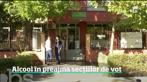 Alcoolul s-a vândut în voie în preajma secţiilor de votare