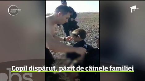 Copilul din Dolj, dispărut de acasă de mai bine de 24 de ore, a fost găsit alături de căţeluşa familiei