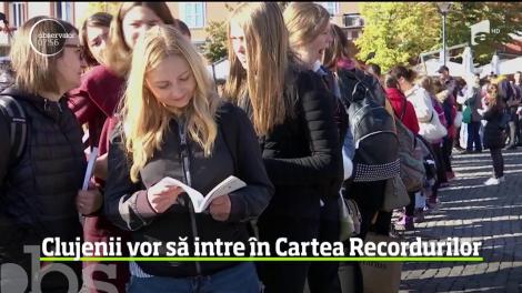 INEDIT! Clujenii ar putea intra în Cartea Recordurilor, cu poeziile lui Mihai Eminescu