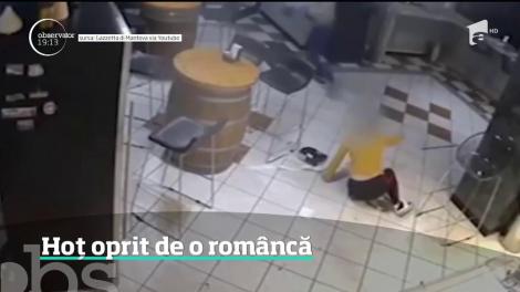 O româncă din Italia a reuşit să pună pe fugă un hoţ