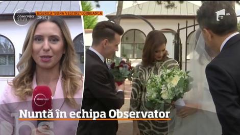 Petrecere și emoții MARI în familia Observator! Mihaela Călin s-a căsătorit. Cât de frumoasă a fost înainte de a păși spre altar