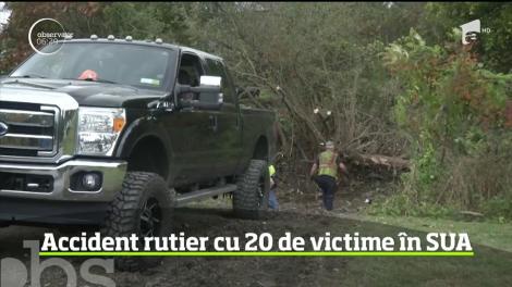 20 de oameni şi-au pierdut viaţa în cel mai grav accident rutier produs în Statele Unite în ultimii 13 ani