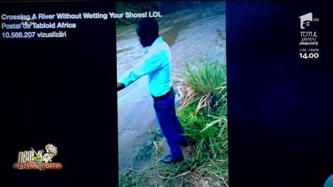 Smiley News. Soluția perfectă pentru a nu te murdări pe pantaloni când sunt bălți de apă pe stradă