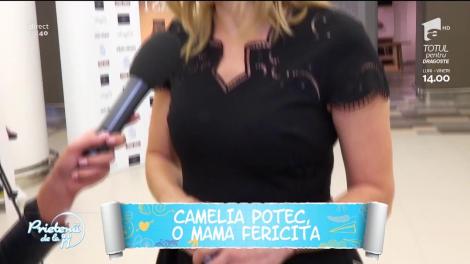 Camelia Potec, viața de după naștere: "Am avut emoții prima dată când am schimbat scutecul"