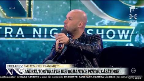Andrei Ștefănescu, torturat de idei romantice: "Am fost implicat în cererea de căsătorie a lui Nasrin, îmi trebuie și mie o idee"