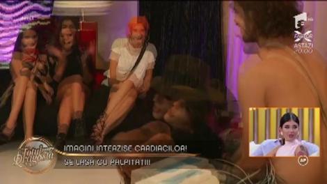 Imagini interzise cardiacilor! Burlacul Ștefan s-a sărutat cu Gabriela, în timp ce iubitul ei se uită la ei!