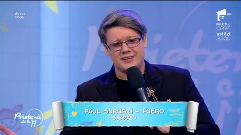 Paul Surugiu - Fuego cântă, la "Prietenii de la 11", melodia "Smarald"