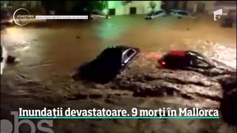 Inundaţii catastrofale în Mallorca. Nouă oameni au murit