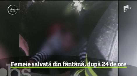 O femeie de 41 de ani din Călimăneşti, Vâlcea a scăpat ca prin minune cu viaţă după ce a căzut într-o fântână dezafectată de pe un câmp din comuna Sălătrucel