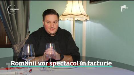 Haina îl face pe om, iar platingul farfuria. Românii vor spectacol în farfurie