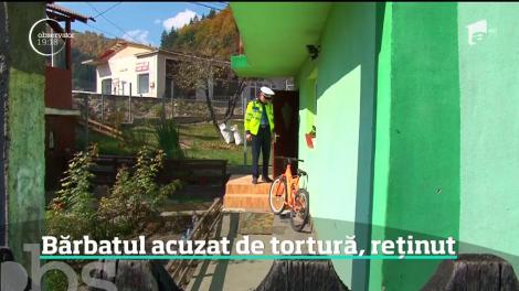 Bărbatul din Argeş acuzat că timp de şase ani şi-a torturat iubita, reţinut de poliţişti