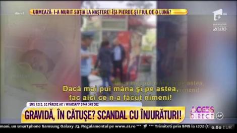 SCANDAL în stradă! O tânără vindea legume pentru a-și crește copiii, dar a fost săltată de polițiști!