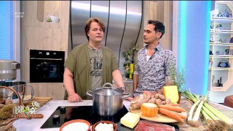 Reţeta zilei! Vlăduţ prepară "Supă olandeză din praz"