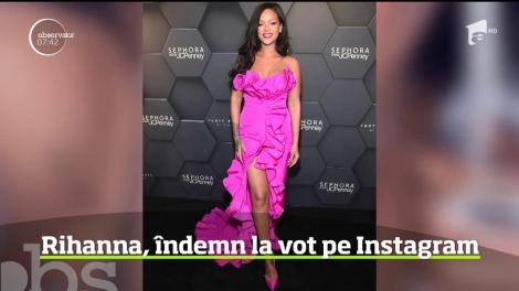 Rihanna face campanie electorală pe Instagram!
