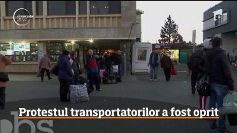 Greva transportatorilor a luat sfârşit. Ordinul care a provocat protestele nu va mai fi aplicat