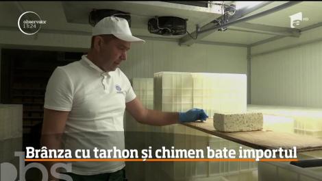 Brânza cu tarhon și chimen bate importul