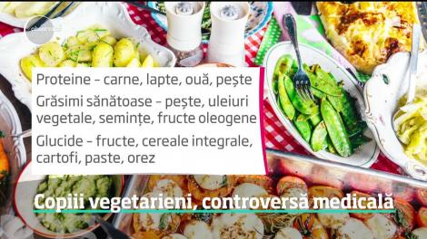 Copiii vegetarieni, controversă medicală