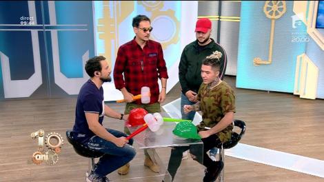 Lino Golden l-a bătut pe Dani Oțil, la jocul "Piatră, hârtie, foarfecă"