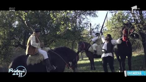 Haiducii lui 7 cai și Florin Vos c&acirc;ntă, la "Prietenii de la 11", melodia "C&acirc;ntecul Haiducului"