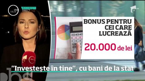 ”Investeşte în tine”, cu bani de la stat, fără dobândă. Programul guvernului începe luni
