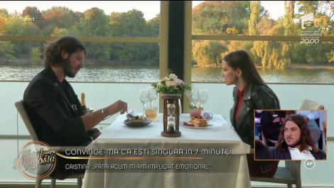 Convinge-mă că ești singură în 7 minute! Burlacul Ștefan, întâlnire cu Cristina