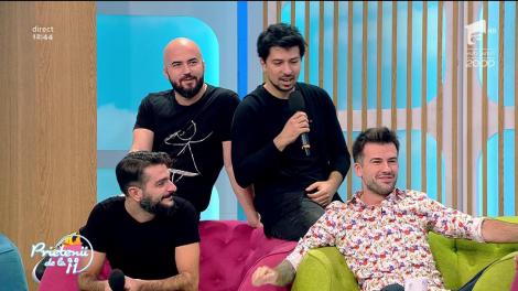 Super surpriză, în direct, pentru Florin Ristei! Băieții de la Freestay au invadat platoul