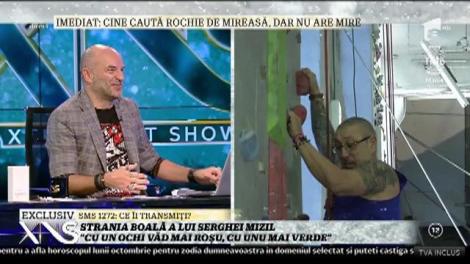 Serghei Mizil ascunde o boală rară, în spatele ochelarilor cu lentile fumurii: "Cu un ochi văd mai roșu, cu celălalt mai verde"