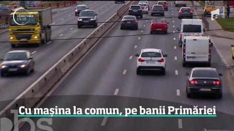 Românii de lângă Bucureşti ar putea merge la serviciu pe banii primăriei. Dacă sunt de acord să-şi ia în maşină şi vecinii