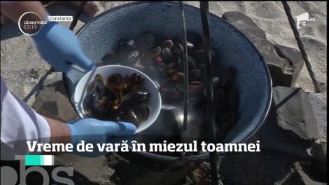 E mijlocul toamnei doar calendaristic, pentru că altfel temperaturile sunt de vară