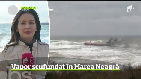 O navă încărcată cu fier vechi înregistrată în Panama s-a scufundat în Marea Neagră