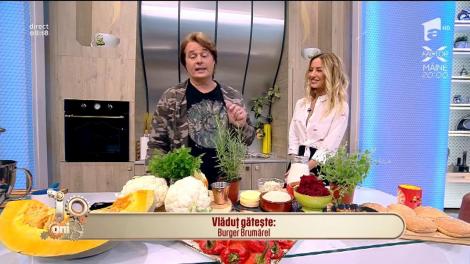Cea mai bună rețetă de burger vegetarian! „Brumărel” se face cu multe legume dulci!