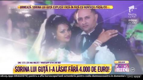 Sorina, fosta iubită a lui Nicolae Guță, a lăsat fără patru mii de euro doi tineri însurăței: "Și-a bătut joc de noi"