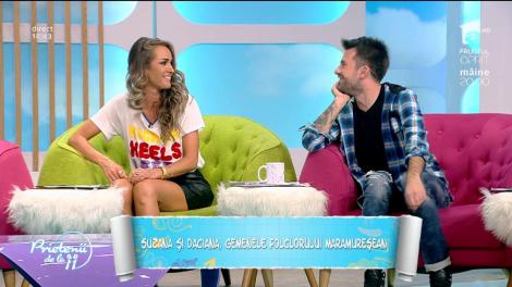 Suzana și Daciana, gemenele folclorului maramureșean, în platoul „Prietenii de la 11”