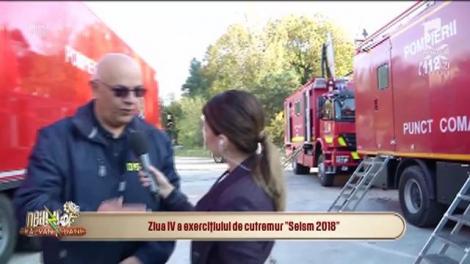 A început ziua IV a exercițiului de cutremur „Seism 2018”