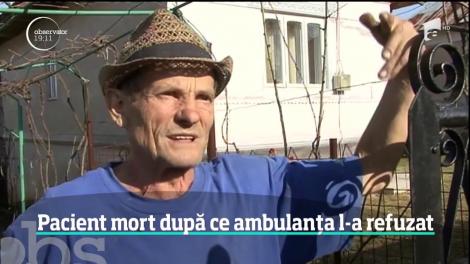 Pacient mort după ce ambulanța i-a refuzat transferul la Bucureşti