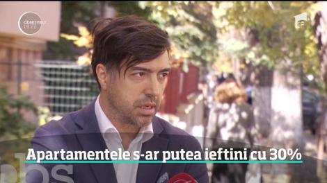 Apartamentele s-ar putea ieftini cu 30 de procente