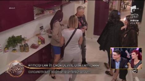Atmosfera în casă devine una familiară! Concurenții sunt nevoiți să își gătească singuri