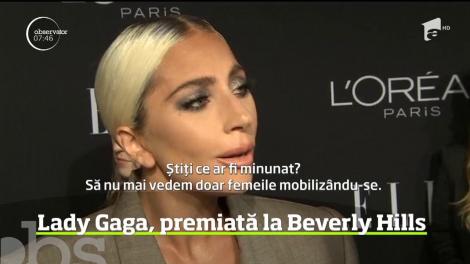 Lady Gaga, premiată la Beverly Hills