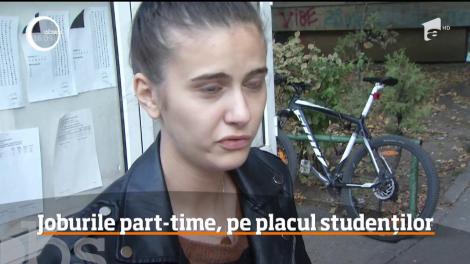 Joburile part-time, pe placul studenţiilor