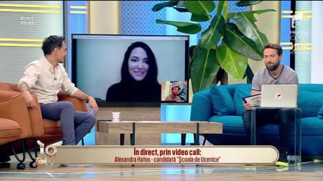 Ucenica Alexandra, interviu video cu matinalii: „Cel mai greu îmi va fi să mă obișnuiesc cu publicul”