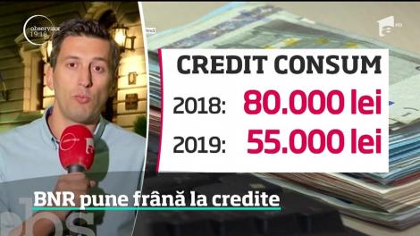 Veste dură pentru românii care plănuiesc să îşi ia un credit în 2019! BNR pune frână la credite