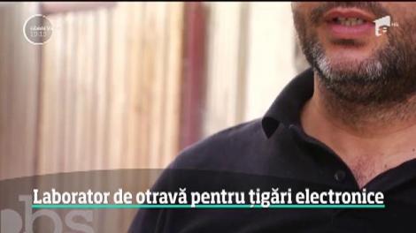 E alertă printre fumători! Zeci de litri de nicotină pură, extrem de toxică, ar fi putut ajunge în ţigările electronice. Preparată ilegal, poate ucide în câteva minute