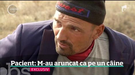 "M-au aruncat în stradă că pe un câine pentru că nu aveam card de sănătate." Mărturia şocantă a bărbatului care s-a târât în genunchi în fața unui spital