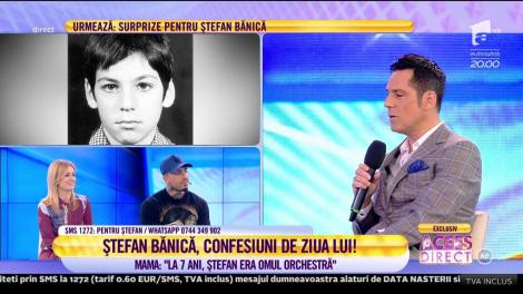 Ştefan Bănică, confesiuni de ziua lui! Fiul îi calcă vertiginos pe urme, dar fără să fi intervenit: "Nu-mi place să-l împing de la spate!