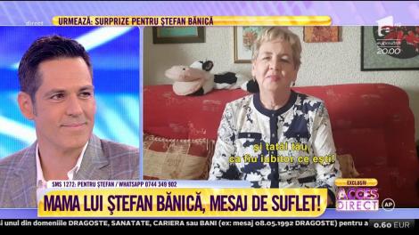 Ștefan Bănică, sărbătorit la ”Acces Direct”! Mama artistului, mesaj emoționant: ”Sunt mândră de tine, la fel cum ar fi fost și taică-tu!”