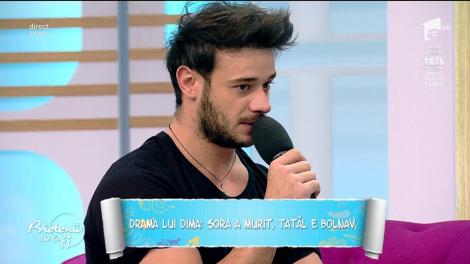 Dima Trofim, despre drama care l-a marcat. Sora lui a murit, tatăl e bolnav