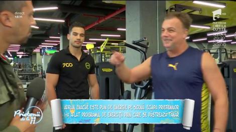 Adrian Enache a trecut la aparate. Artistul s-a apucat de sport